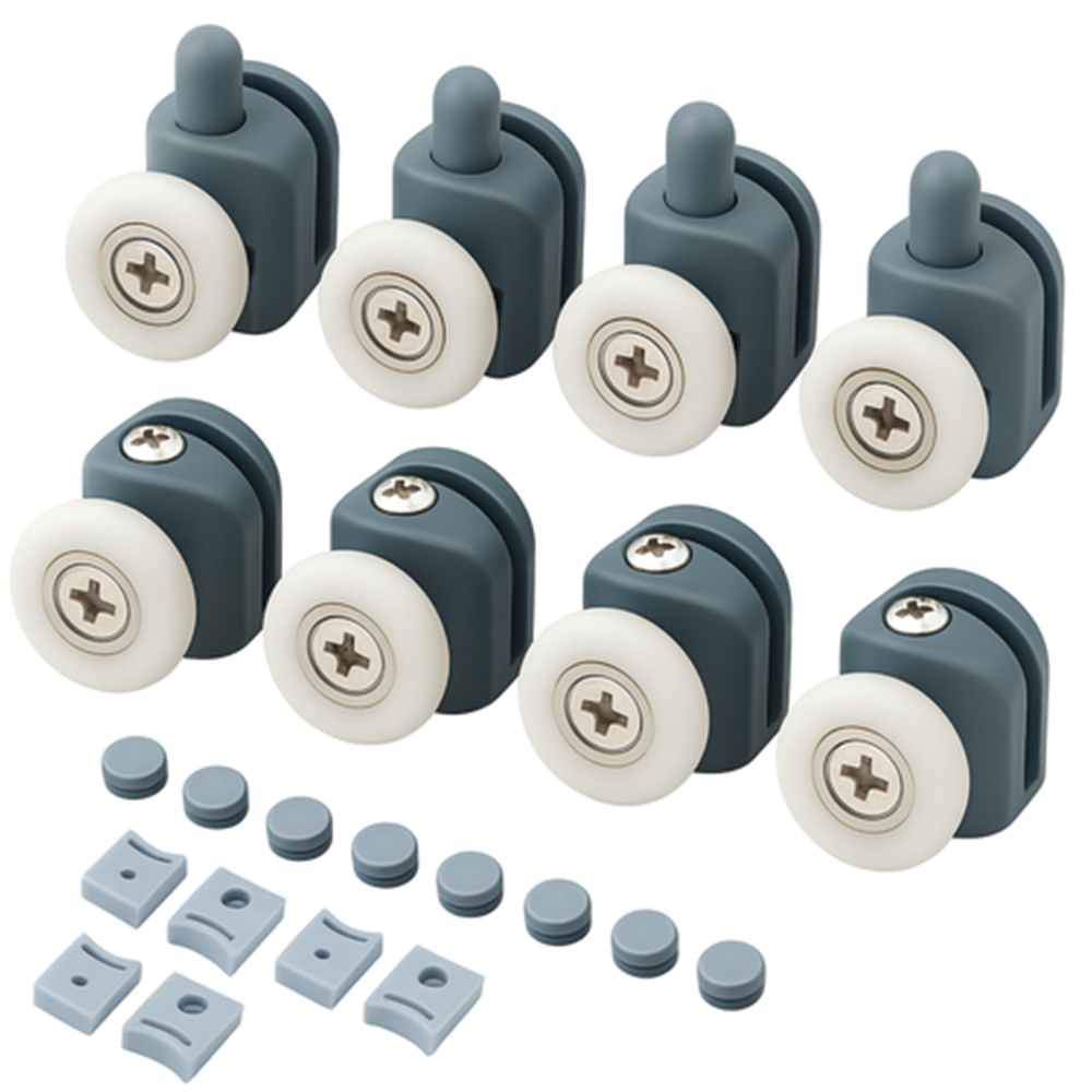 Kolečka ke sprchovým koutům - set 24 ks