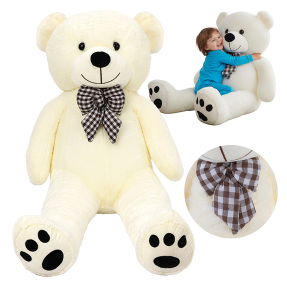 Velký plyšový medvěd,180 cm, krémový odstín