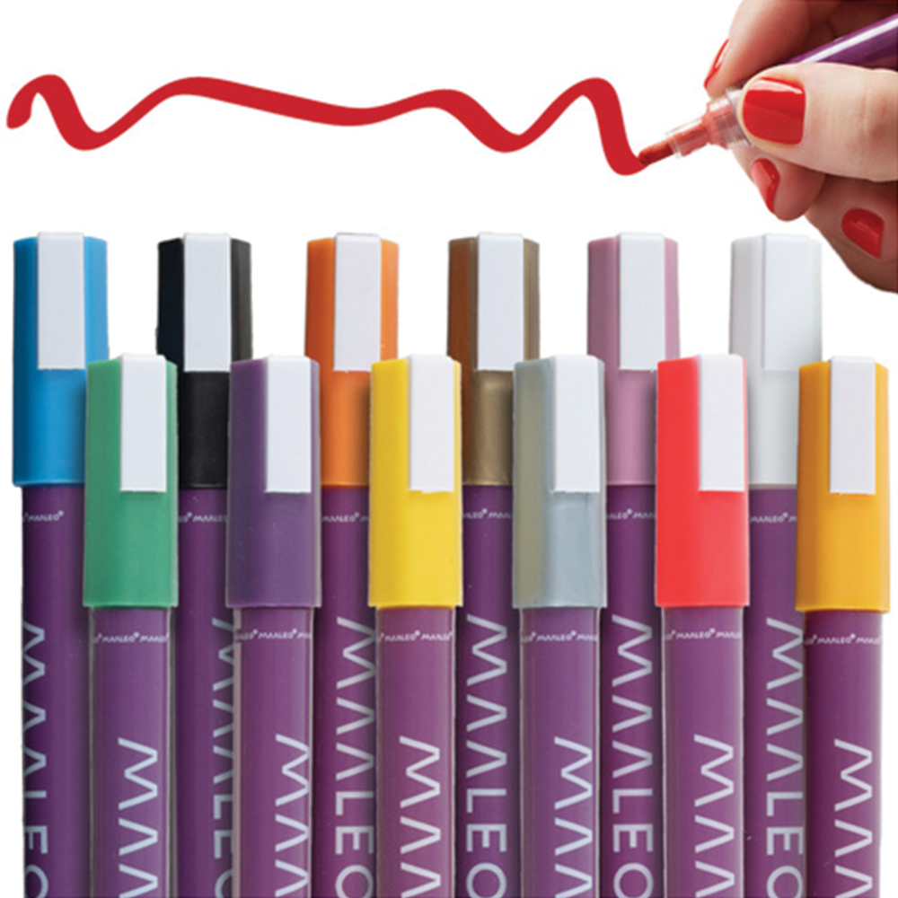 Akrylové fixy - sada 12 ks