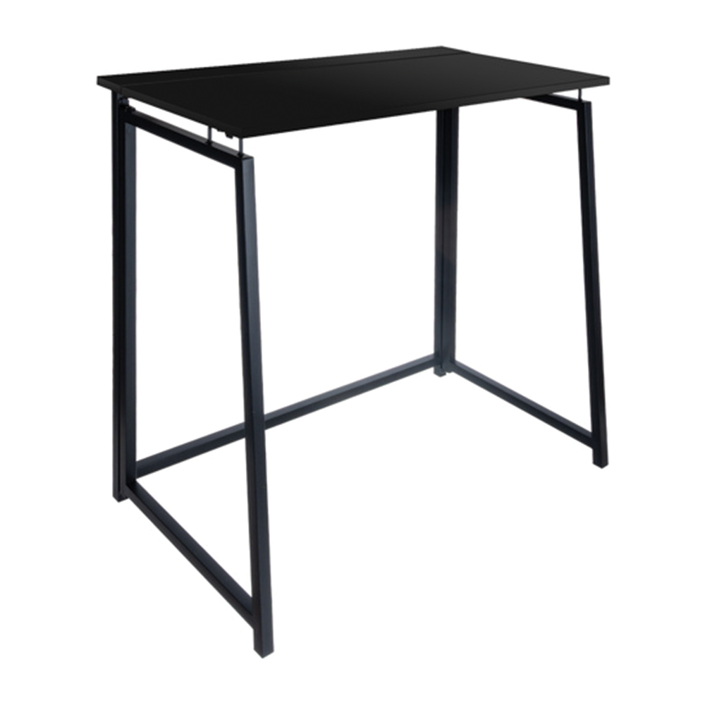 Skládací dřevěný stůl 80 × 75 × 40 cm, černý