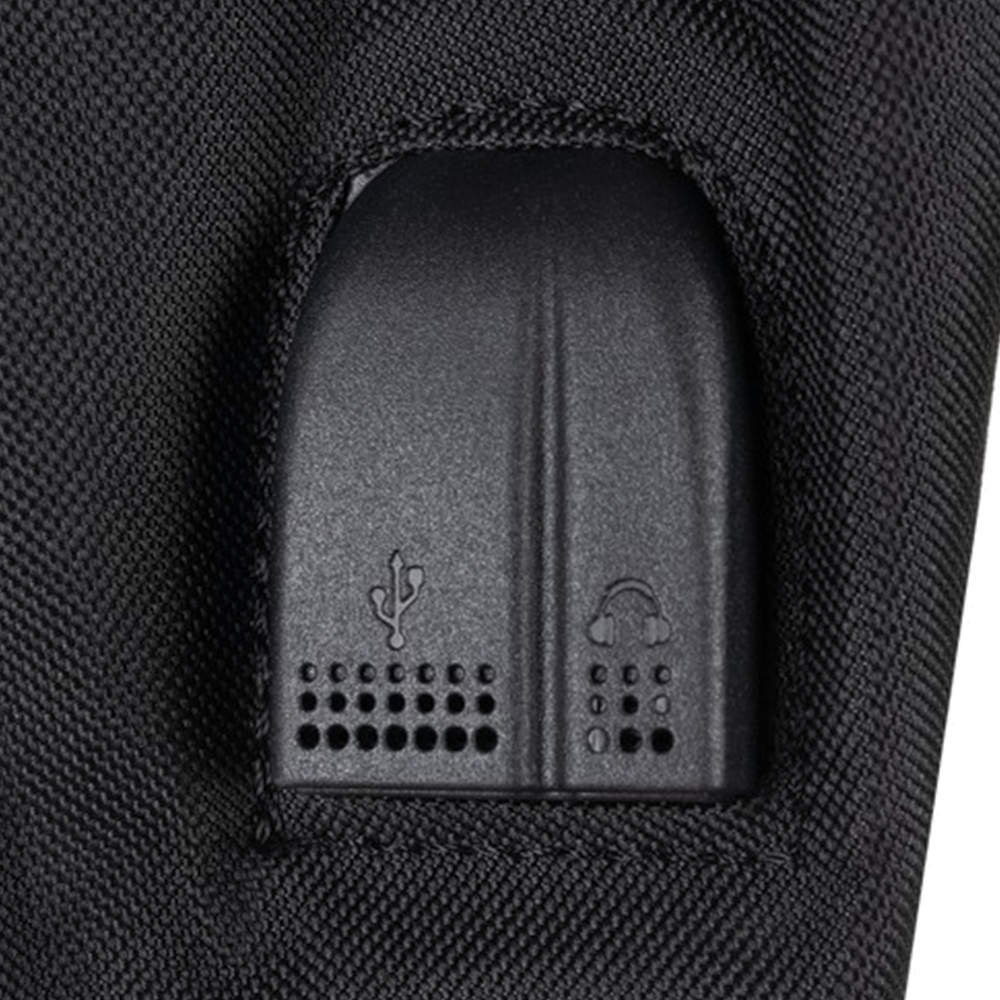 Chytrý svítící batoh s USB, penál, zámek