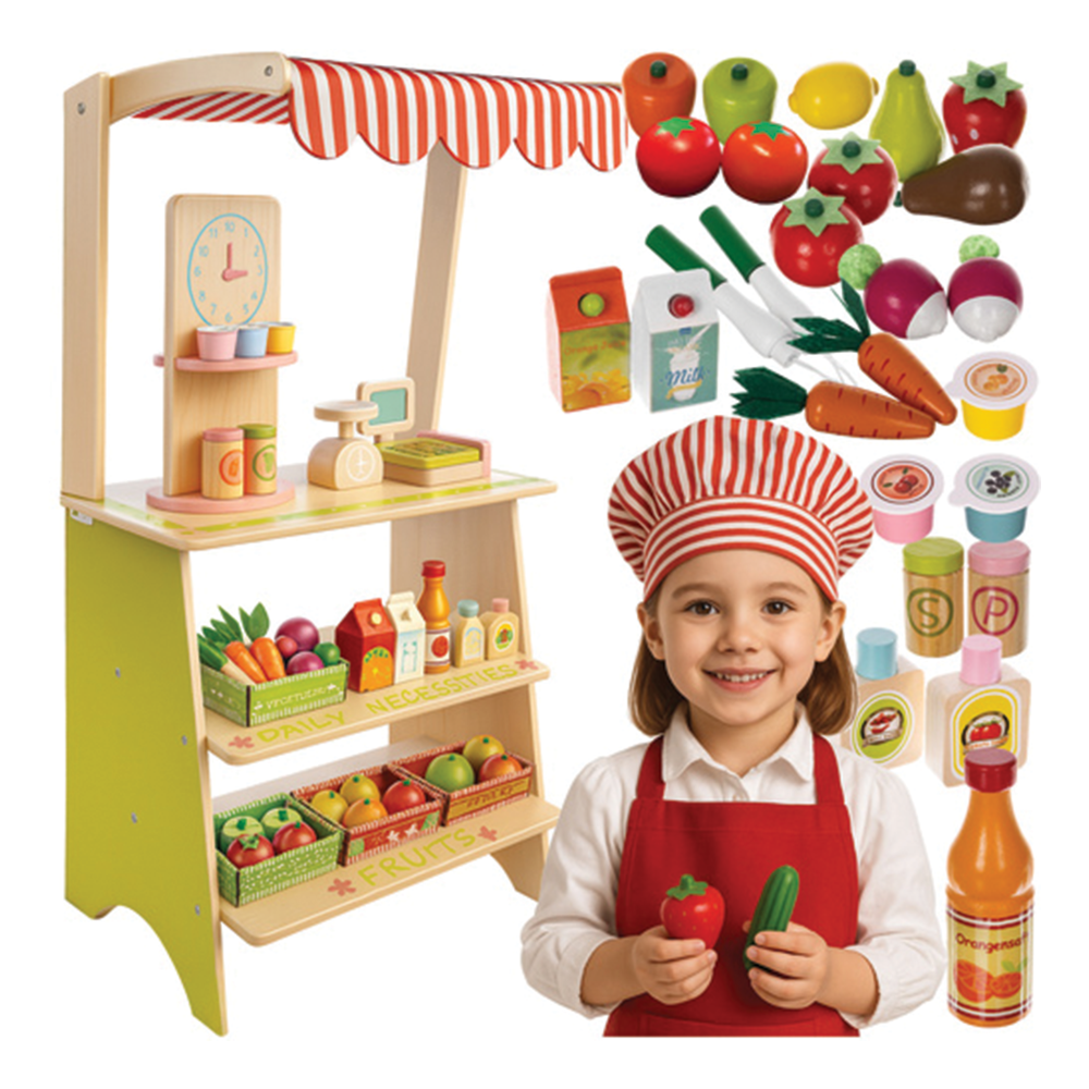 Dřevěný obchod s příslušenstvím