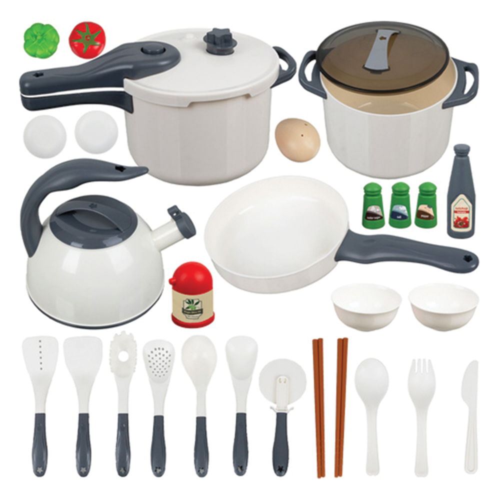 Kuchyňské doplňky pro děti – 32dílná sada nádobí