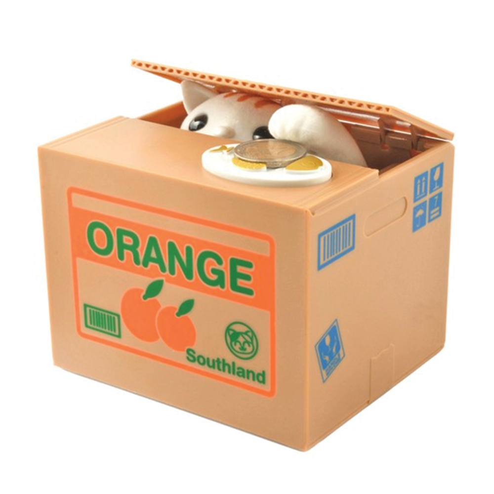 Mačička - zlodej mincí