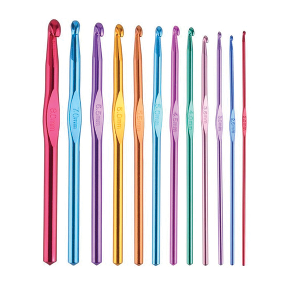 Sada háčků na háčkování, 12ks