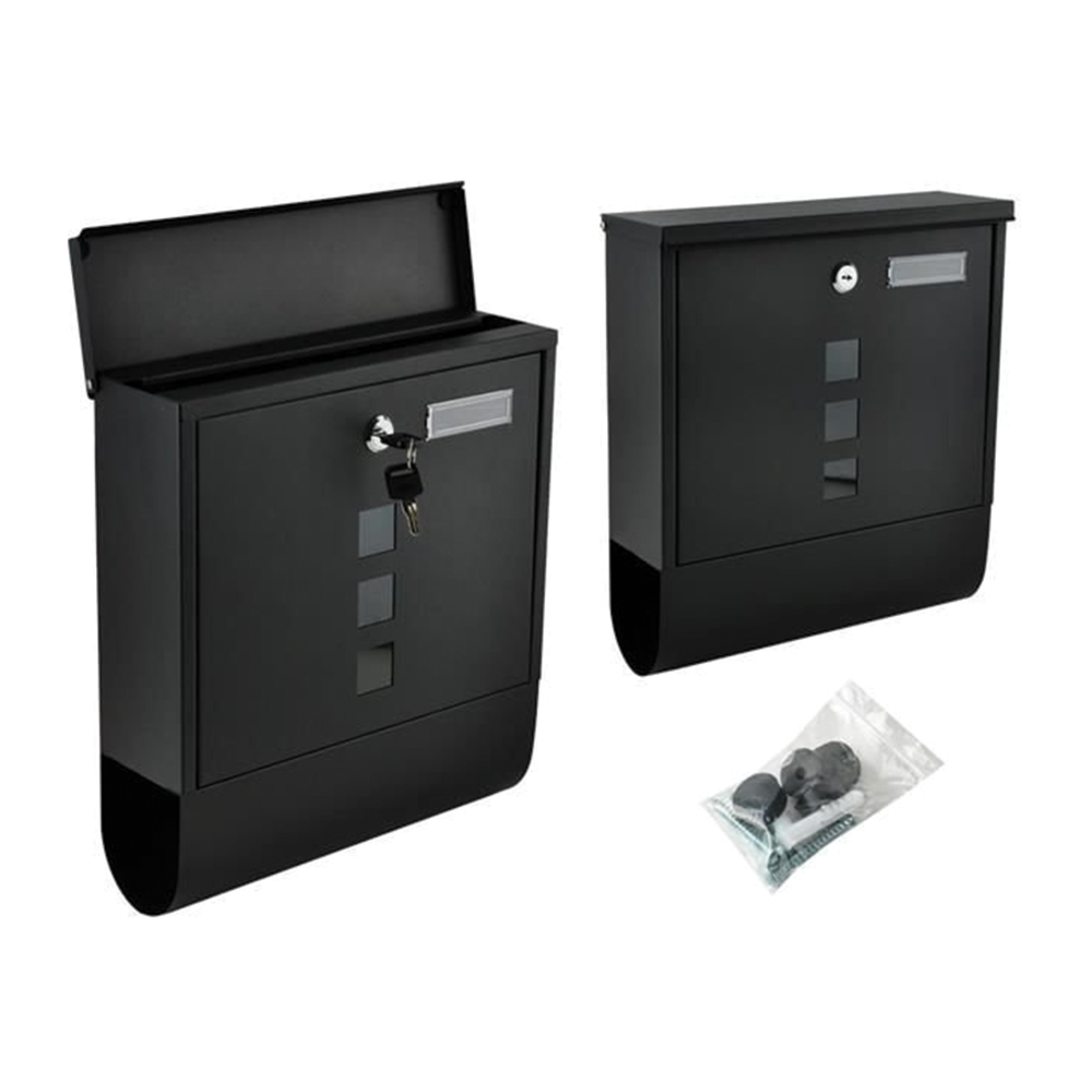 Poštovní schránka, černá