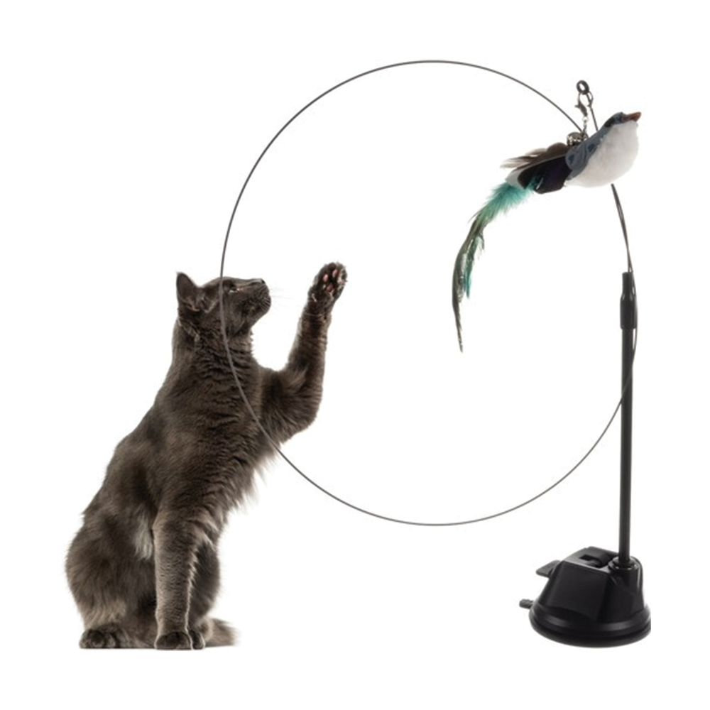 Hračka pro kočku s přísavkou