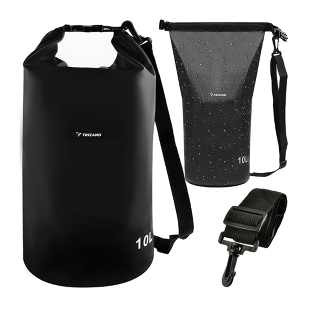 Vodotěsný vak 10 l, černý