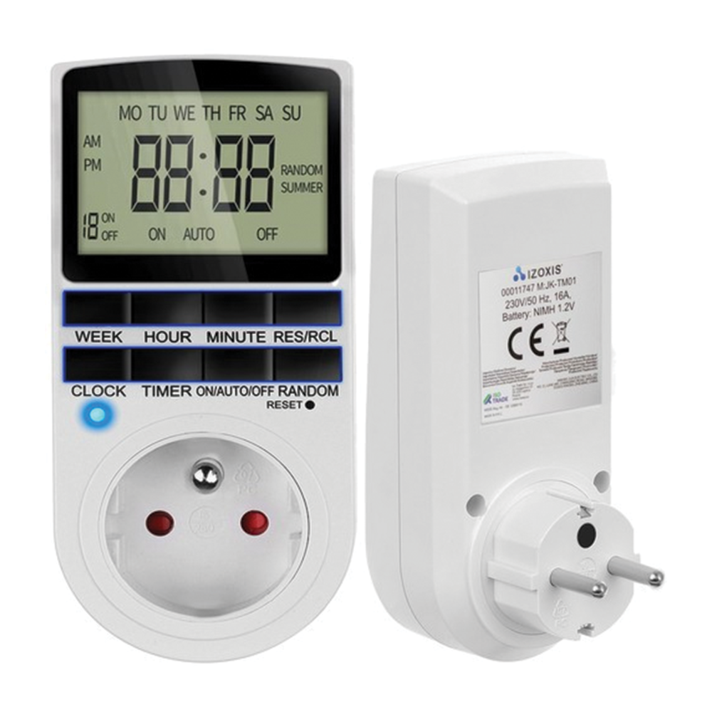 Časovač zapnutí a vypnutí do elektrické zásuvky