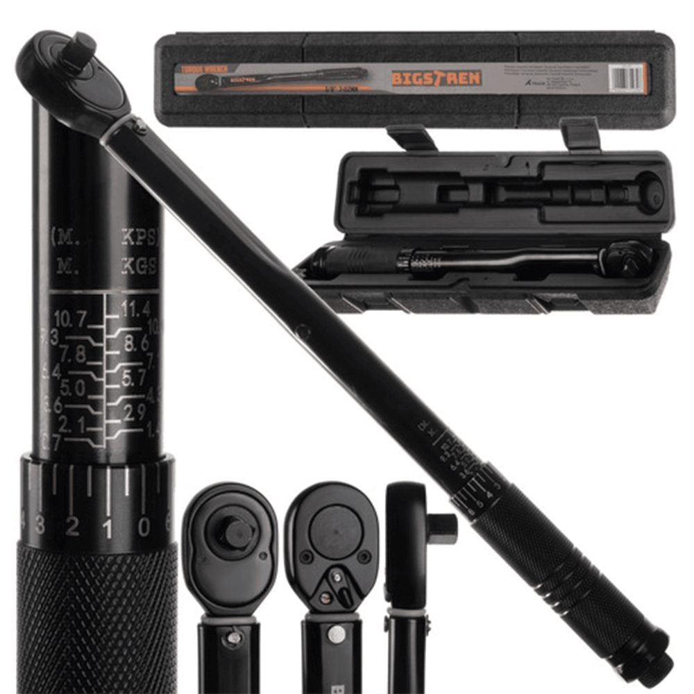 Momentový klíč 3/8 7-112 NM, černý