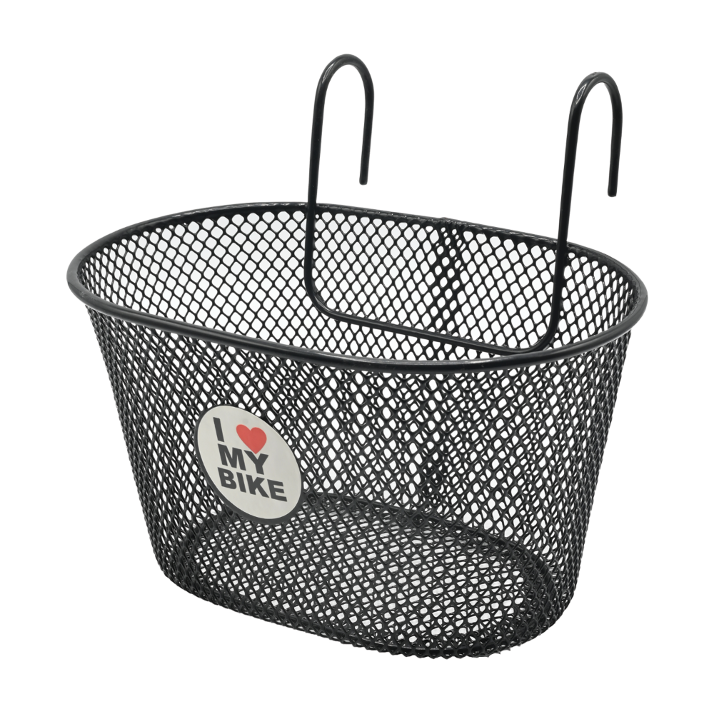 Dětský kovový košík na zavěšení na řídítka