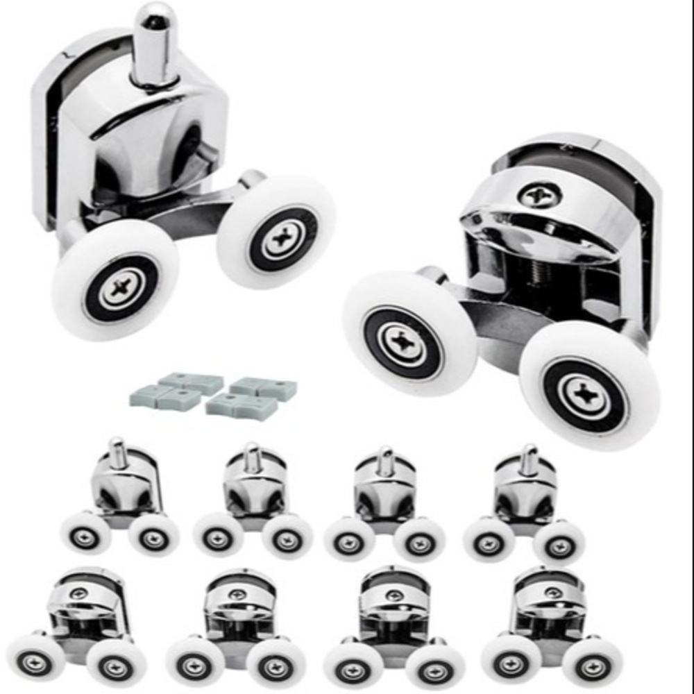 Sada koleček pro sprchové kouty - horní a dolní pojezd, 8 ks