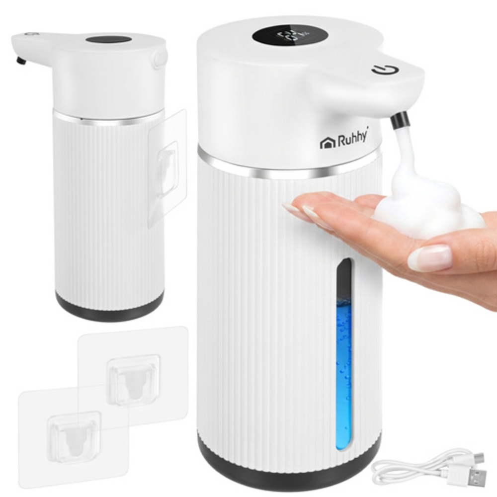 Bezdotykový automatický dávkovač mýdla s LED displejem, 420 ml