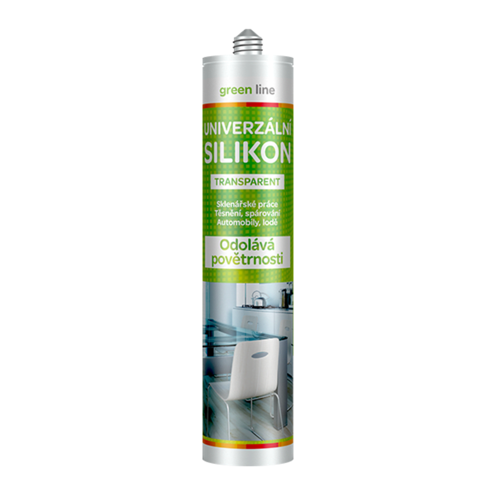 Univerzální silikon, 280 ml, kartuše, transparentní