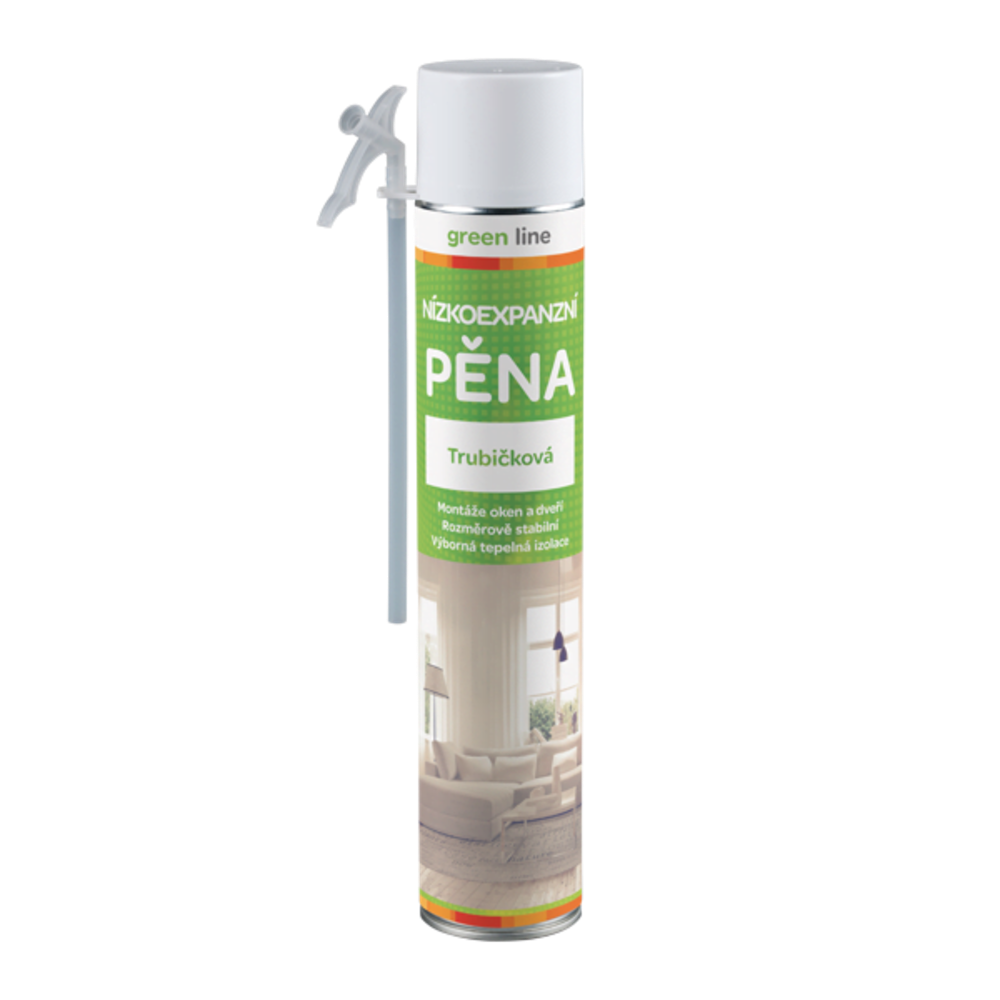 Nízkoexpanzní montážní pěna - trubičková, 750 ml, žlutá