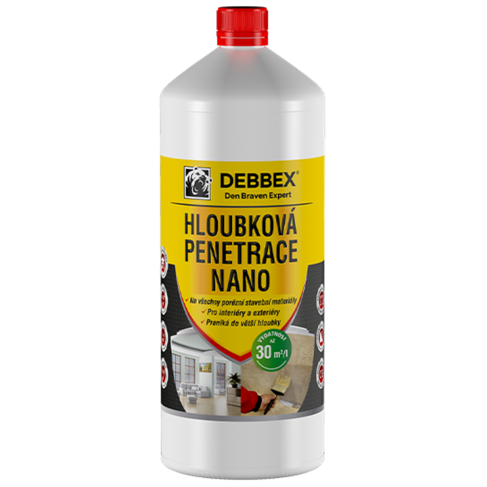 Hloubková penetrace nano - 1l, transparentní