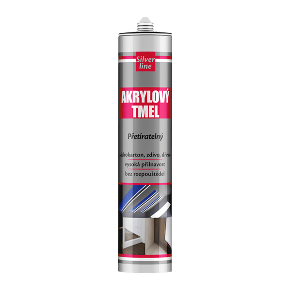 Akrylový tmel - kartuše, 280 ml, bílá