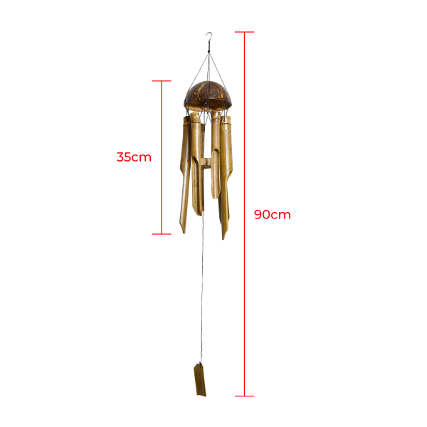 Tradiční bambusová zvonkohra 90 cm - Obrázek 4