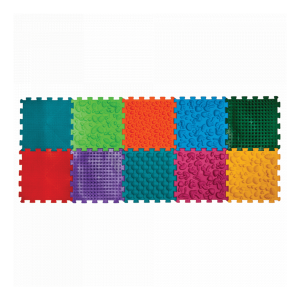 Masážní ortopedická podložka "Puzzle Mix" 10 modulů