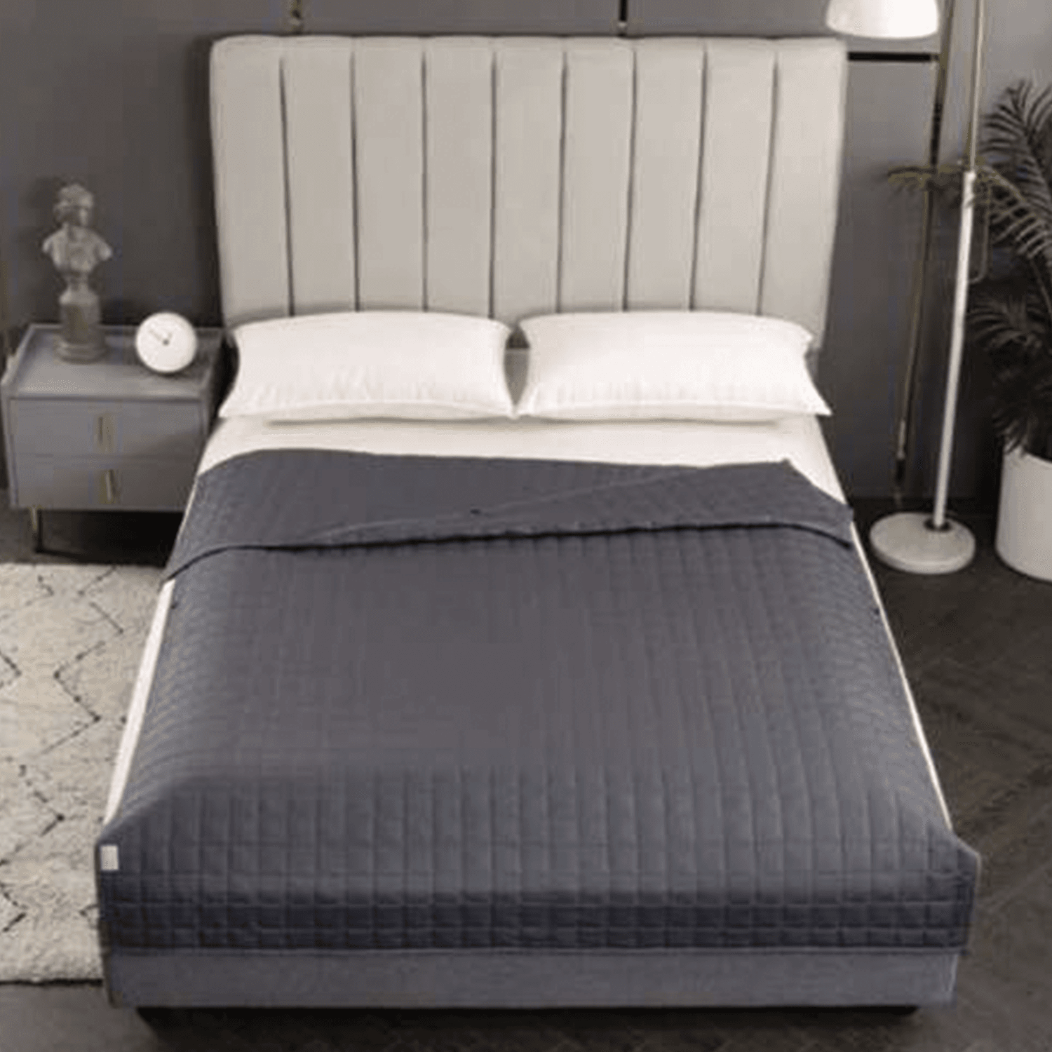 Zátěžová přikrývka antistresová 8 kg, 150 x 200 cm šedá - Obrázek 4