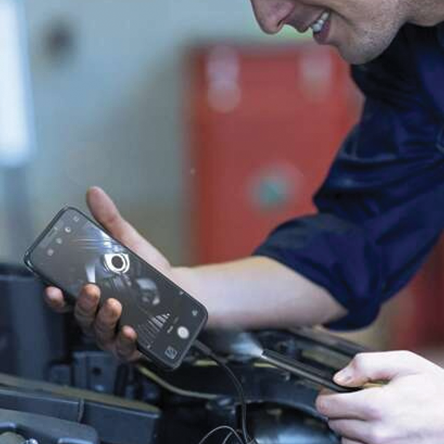 Endoskopická inspekční kamera IP67, 6 LED, 2 m - Obrázek 10