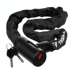 Bezpečnostní zámek na kolo-motorku 90 cm, černý