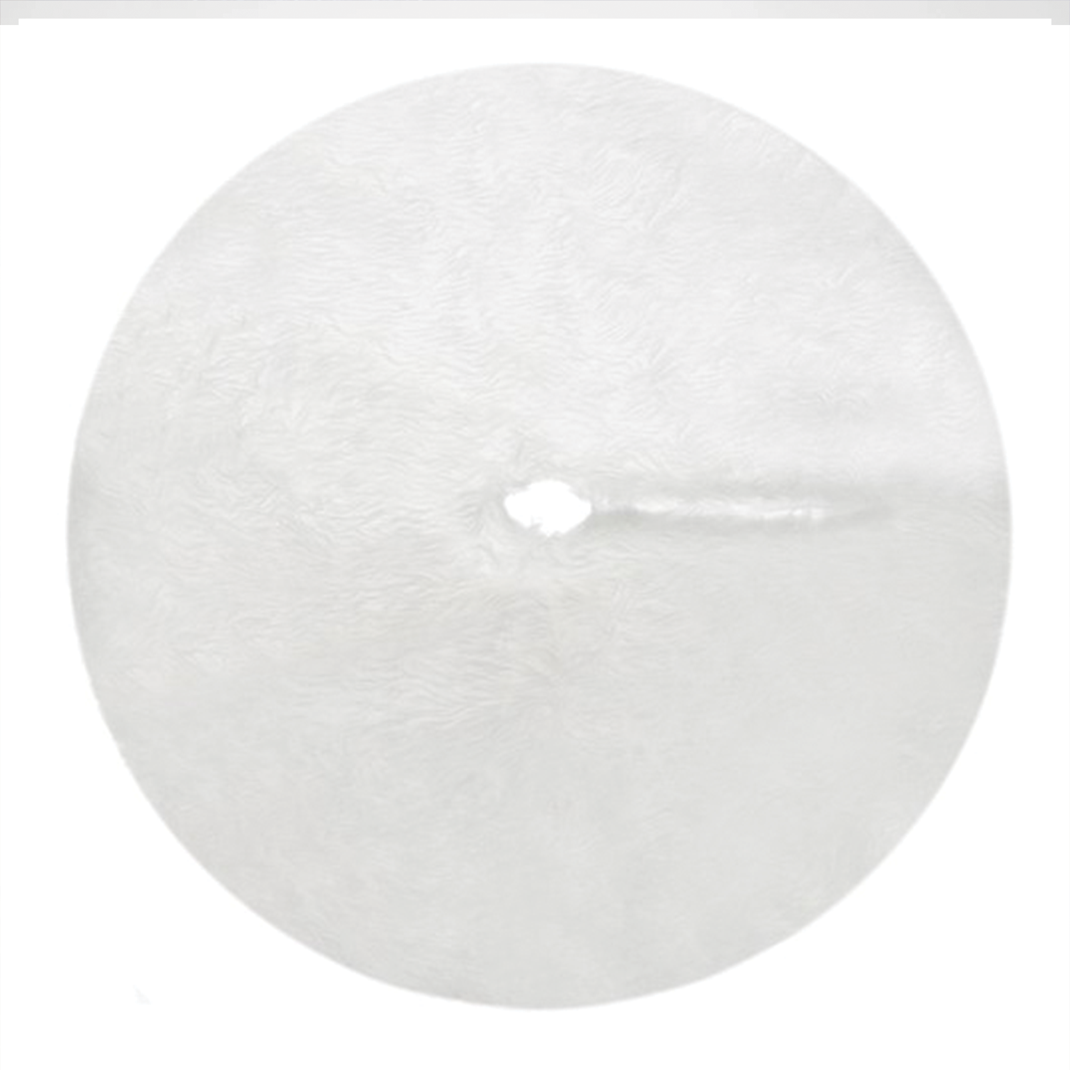 Podložka pod vánoční stromek, bílá, 90 cm