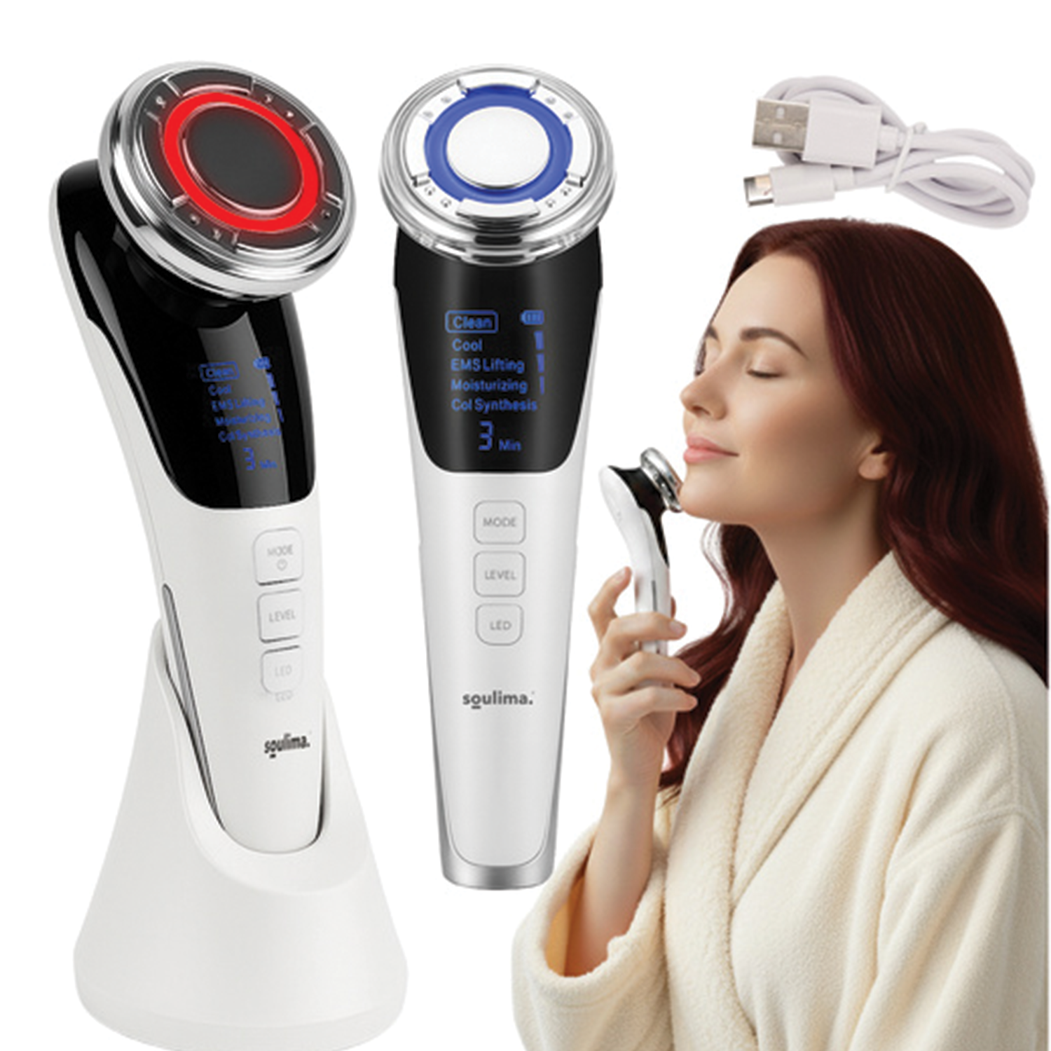 Masážní přístroj na obličej - mezoterapie