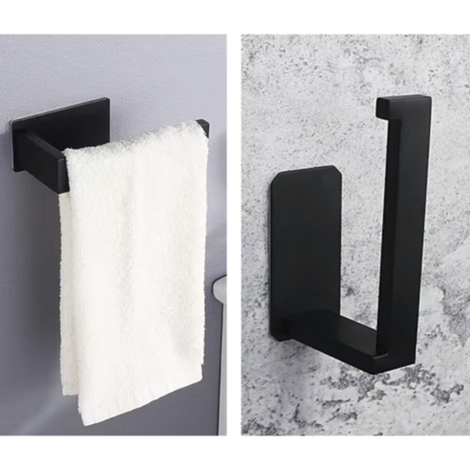 Držák na toaletní papír, černý - Obrázek 4